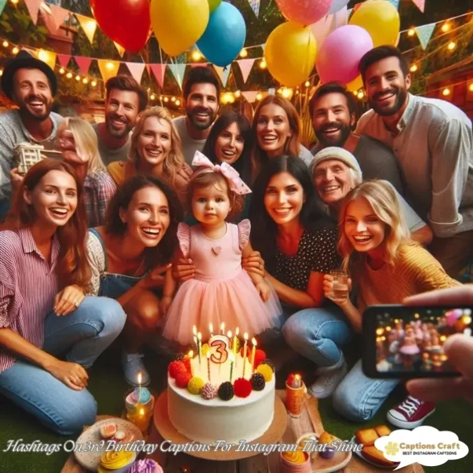 Hashtags On 3rd Birthday Captions For Instagram That Shine