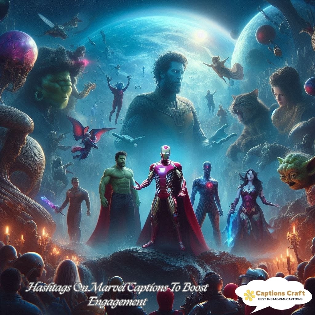 Hashtags On Marvel Captions To Boost Engagement