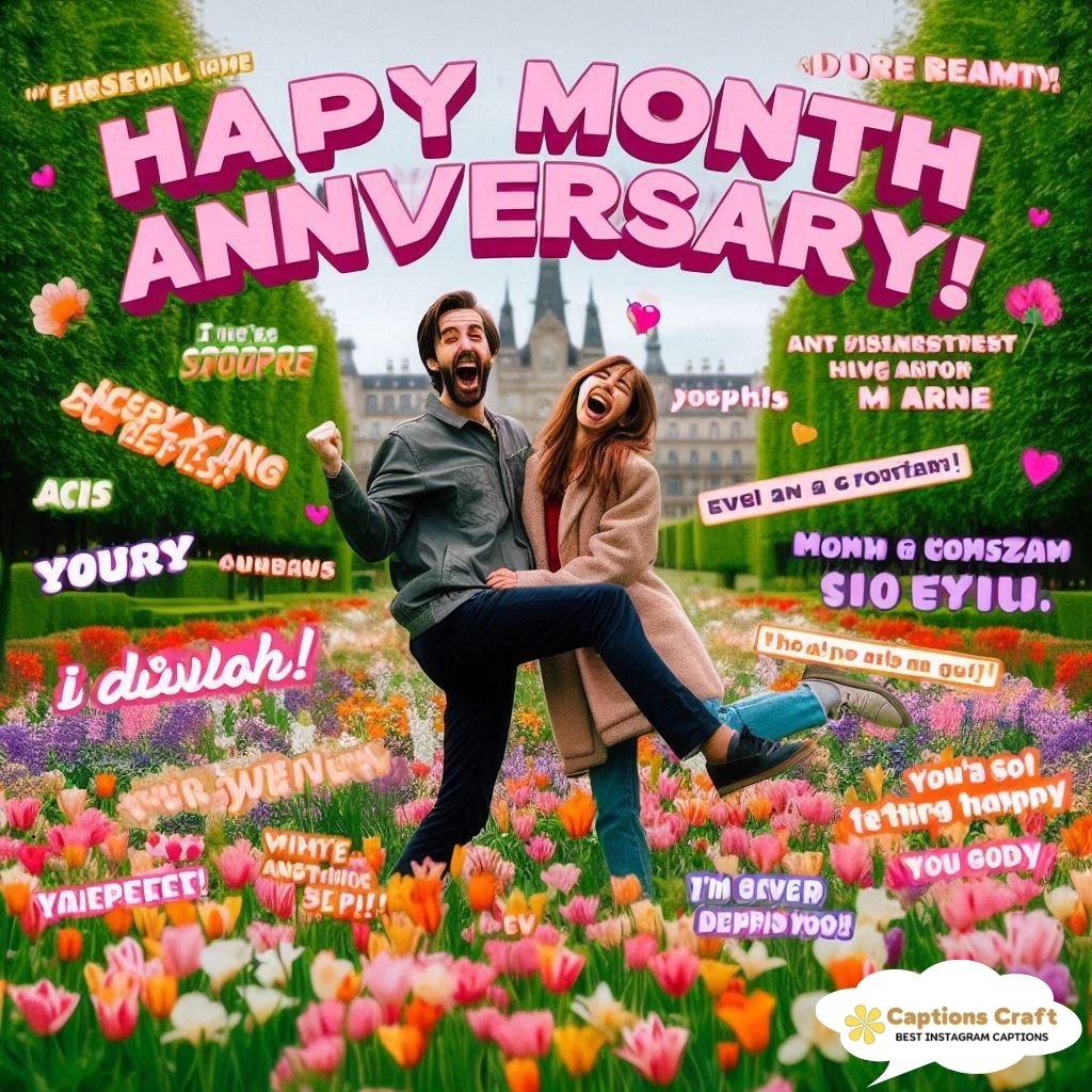 127+ Romantic 1 Month Anniversary Captions For Instagram and Quotes To Mark Us