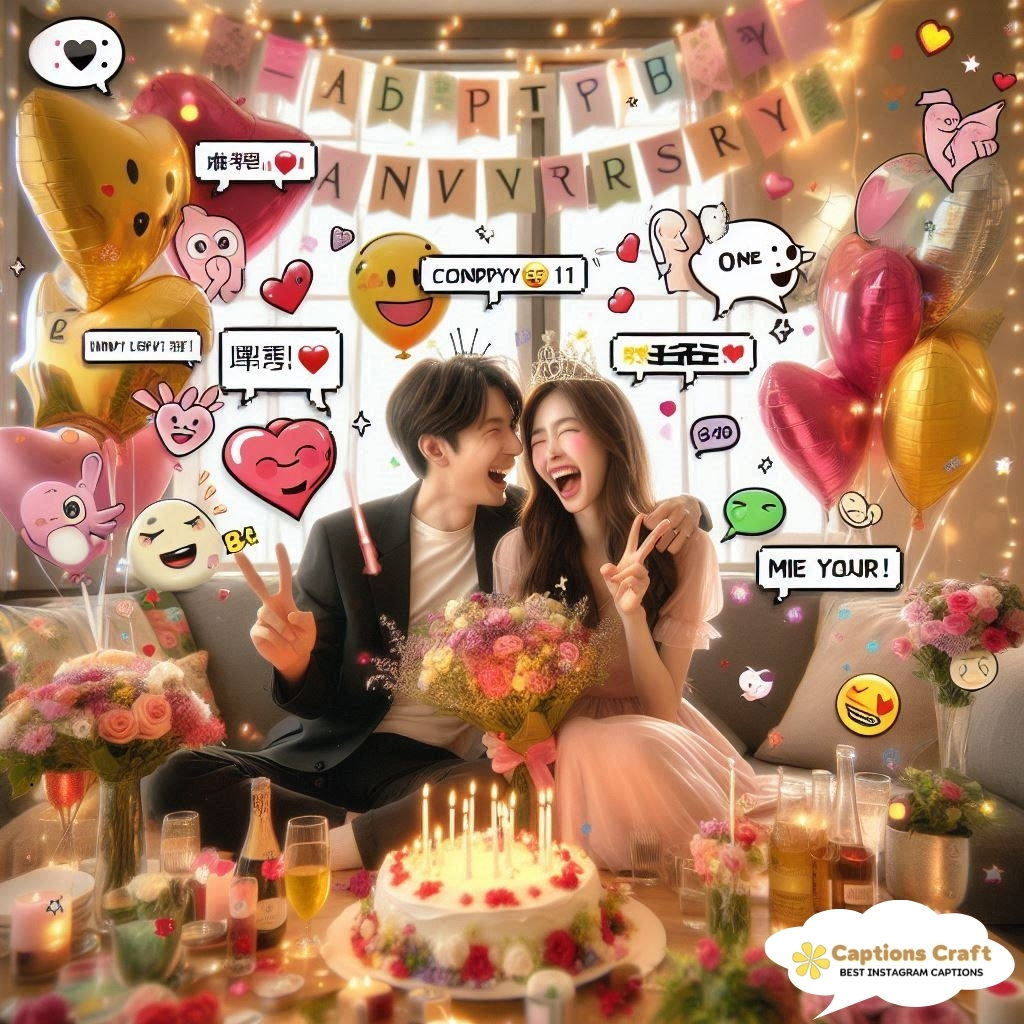 Hashtags on 1 Year Wedding Anniversary Captions for Instagram