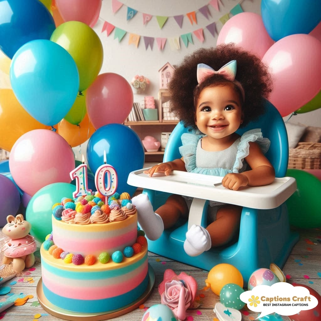 Hashtags on 10 Month Birthday Captions For Instagram to Boost Engagement