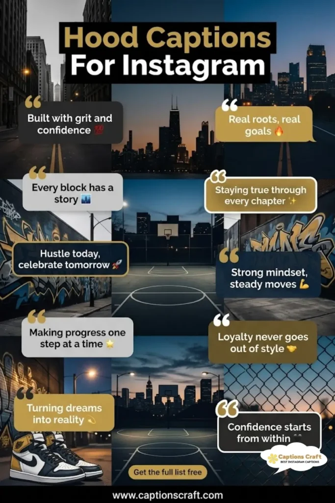 143+ Bold Hood Captions For Instagram That Make Your Feed Stand Out