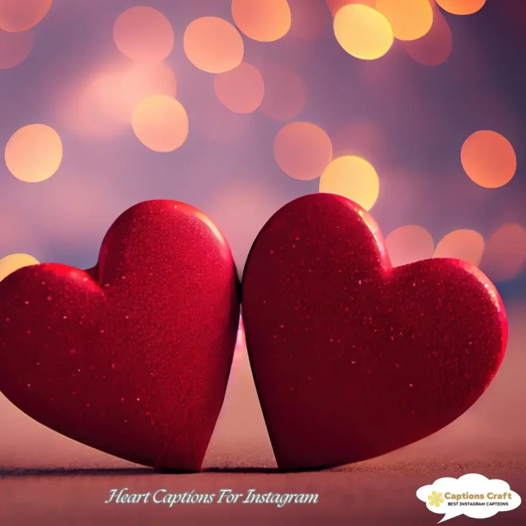 Heart Captions For Instagram