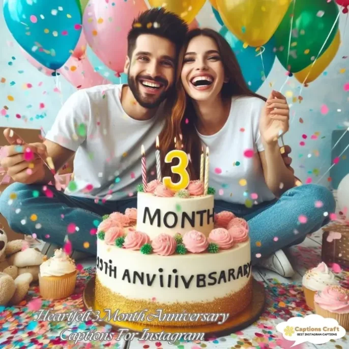 Heartfelt 3 Month Anniversary Captions For Instagram