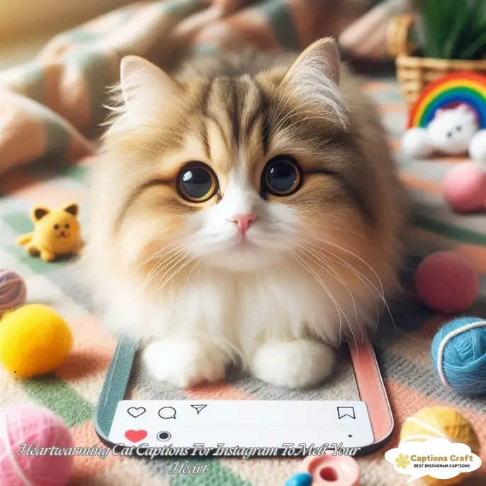 129+ Cute Cat Captions For Instagram And Quotes That Melt Hearts