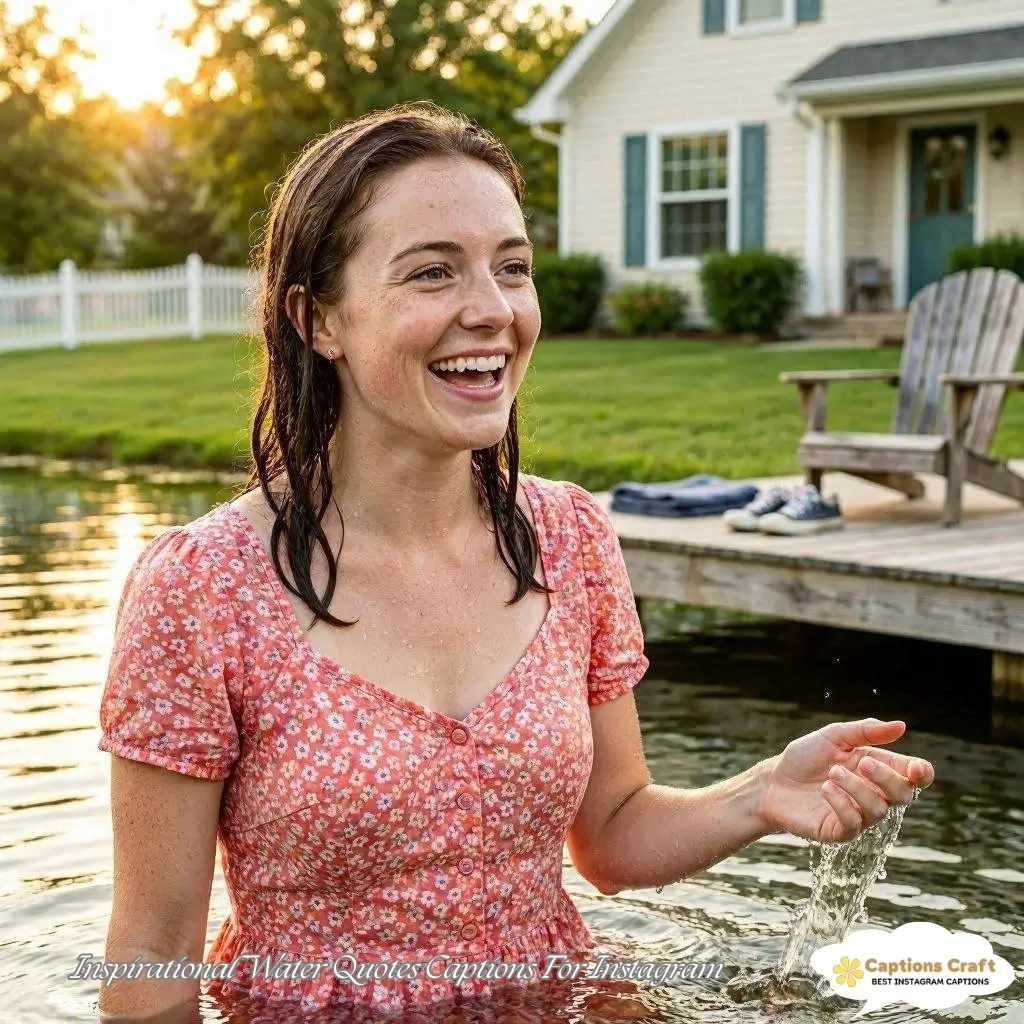 147+ Essential Water Captions For Instagram and Quotes to Make a Splash