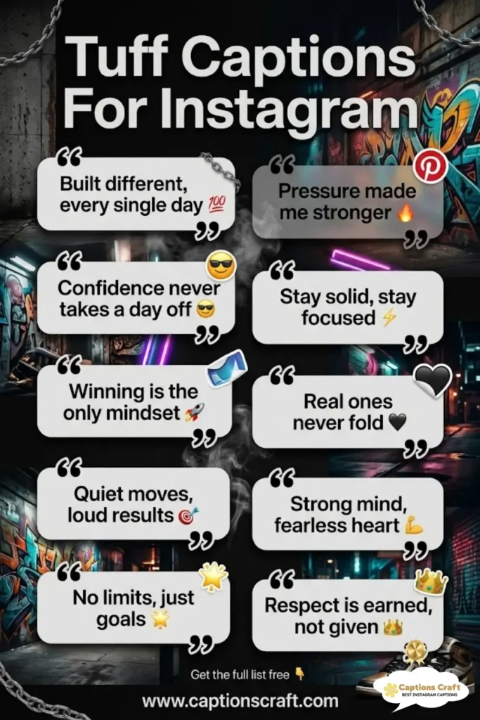 143+ Unforgettable Tuff Captions For Instagram That Spark Engagement and Fun Quotes in 2026
