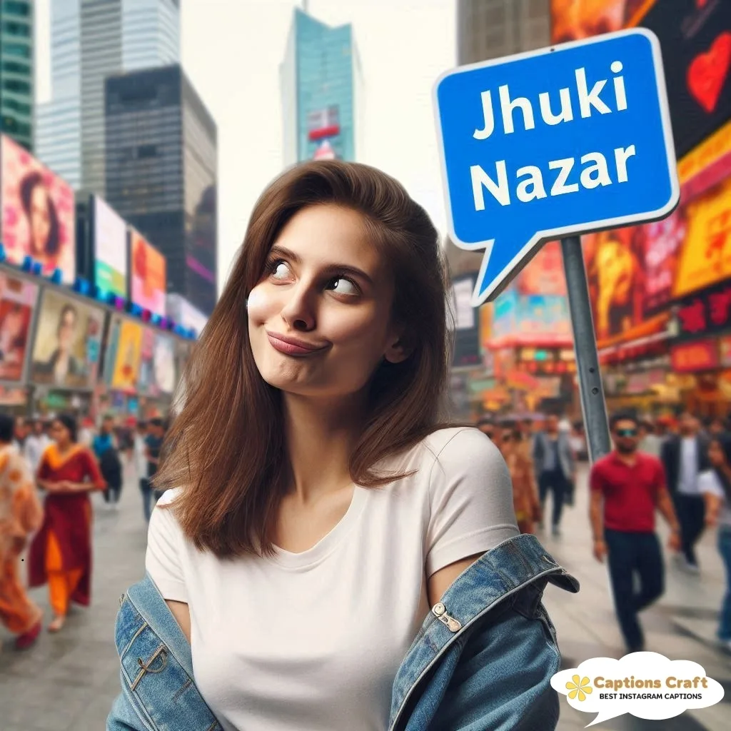 143+ Enchanting Jhuki Nazar Captions For Instagram And Quotes to Captivate Your Followers