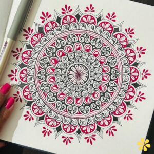 200+ Mandala Drawing Caption Ideas for Creative Inspiration y