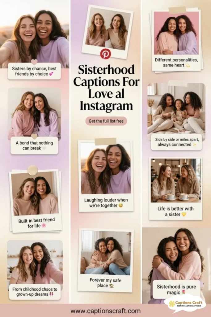 137+ Empowering Sisterhood Captions For Instagram and Inspiring Quotes