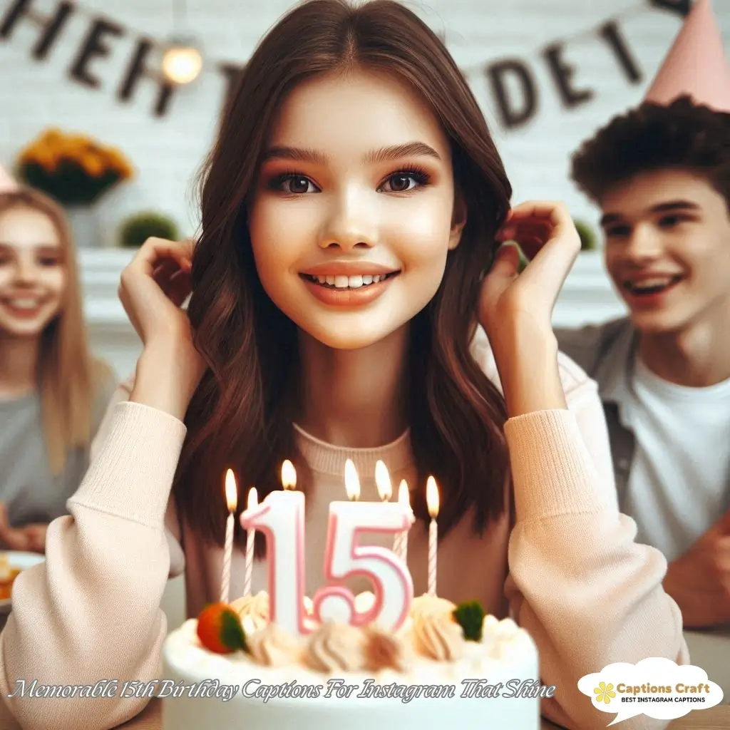147+ Cute 15th Birthday Captions For Instagram & Quotes For A Big Day Feel