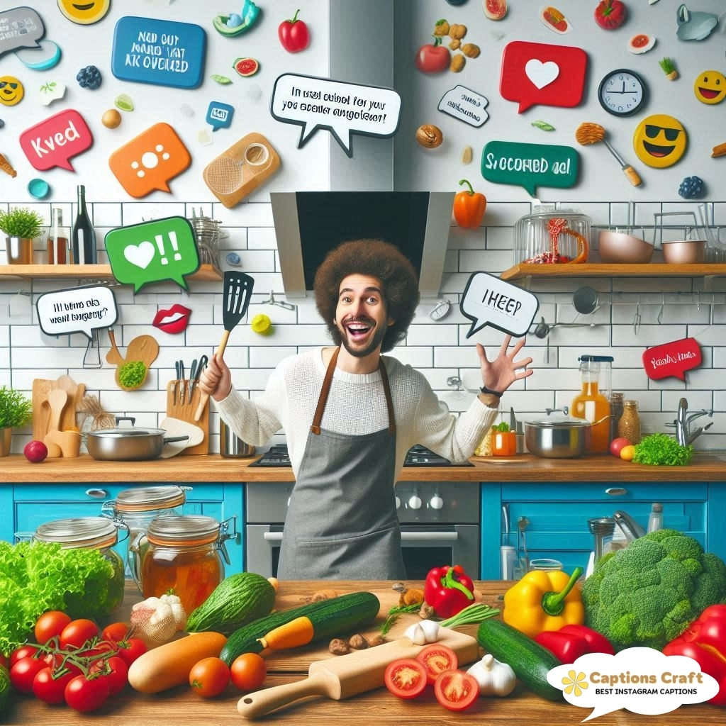 Memorable Kitchen Captions To Share Your Dishes