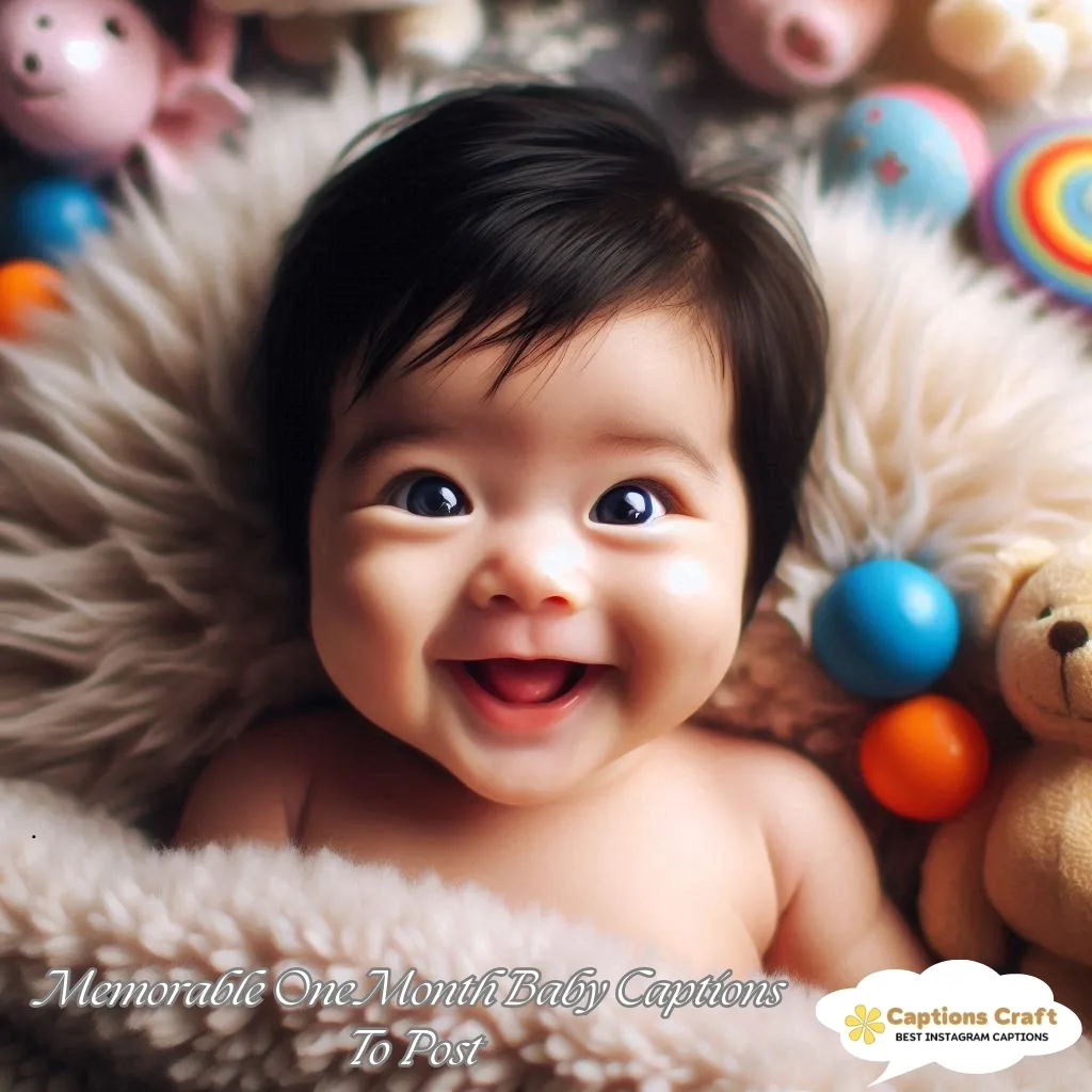 129+ Magical One Month Baby Captions For Instagram and Quotes to Cherish Forever