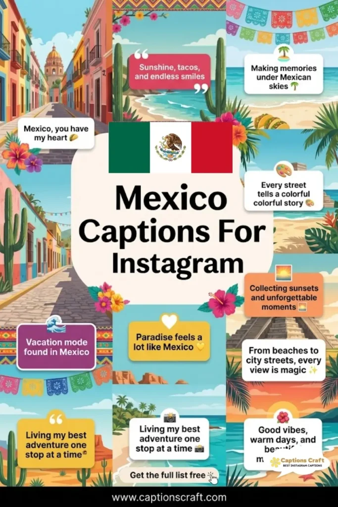 135+ Creative Mexico Captions For Instagram and Quotes to Brighten Your Feed