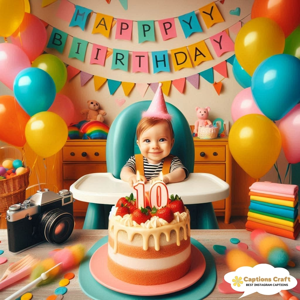 Month Birthday Instagram Captions Full of Love and Laughter