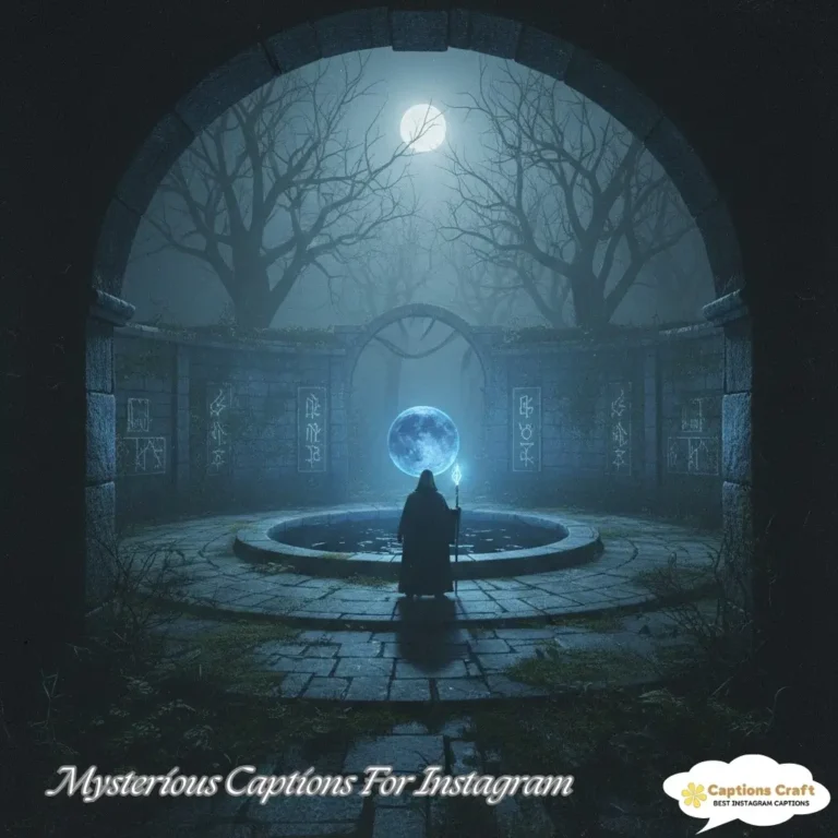 Mysterious Captions For Instagram