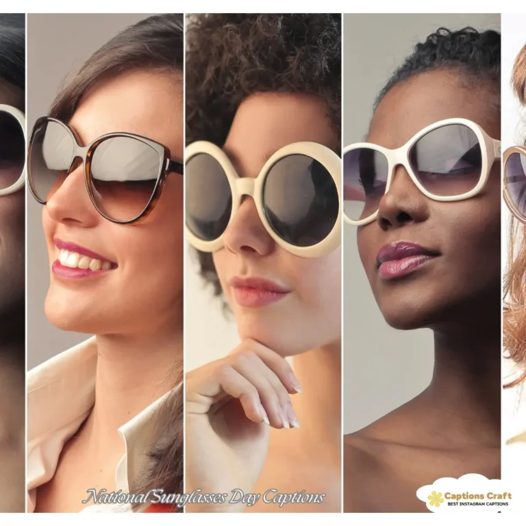 National Sunglasses Day Captions