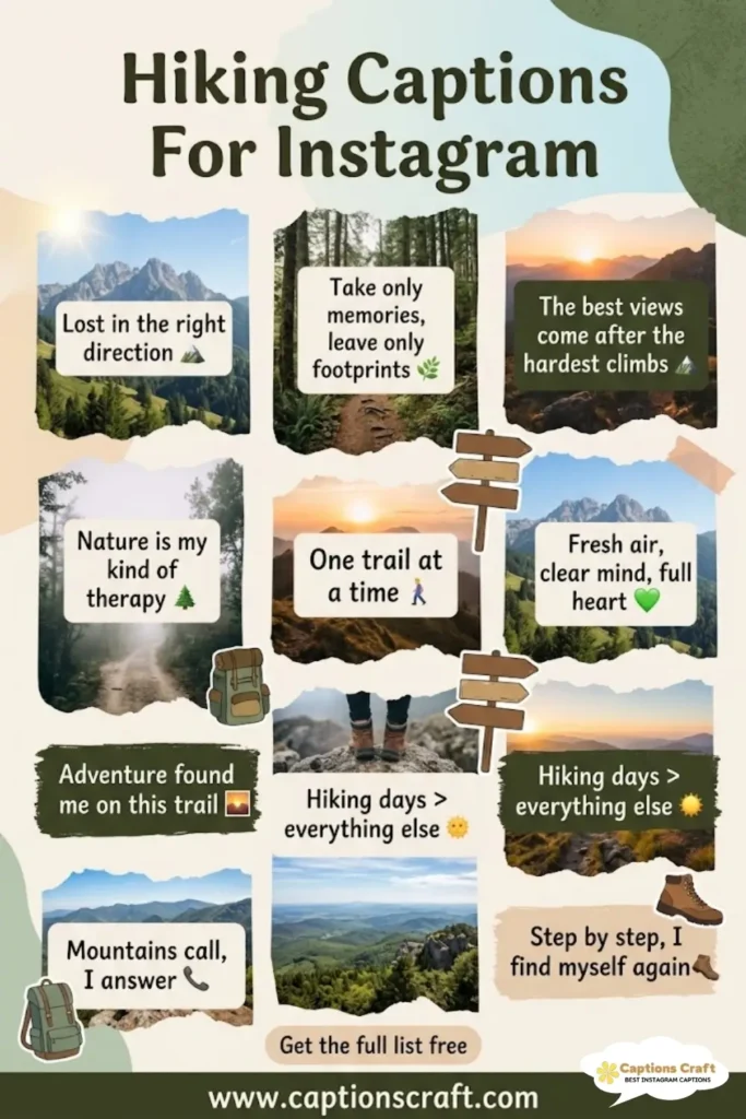 137+ Inspiring Hiking Captions For Instagram and Quotes to Fuel Your Adventure Spirit