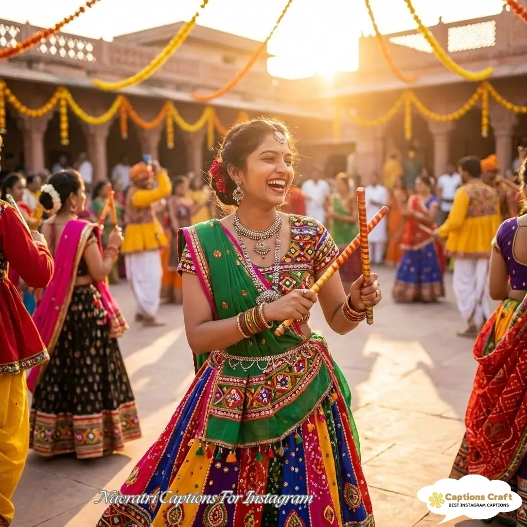139+ Creative Navratri Captions For Instagram and Inspiring Quotes to Celebrate
