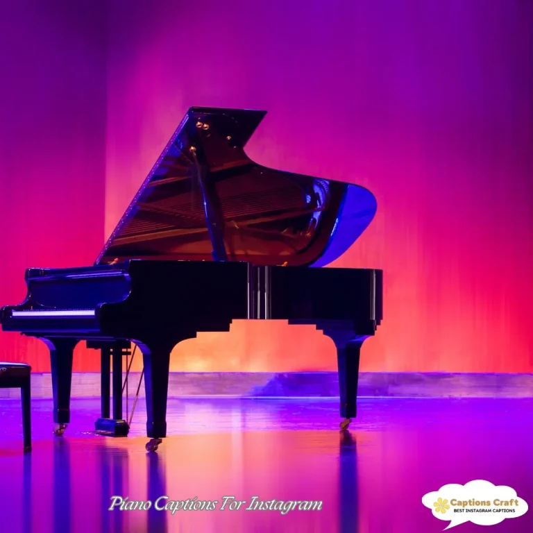 Piano Captions For Instagram