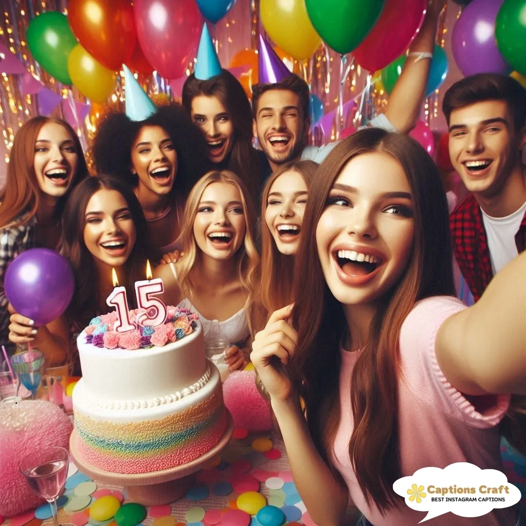 147+ Cute 15th Birthday Captions For Instagram & Quotes For A Big Day Feel