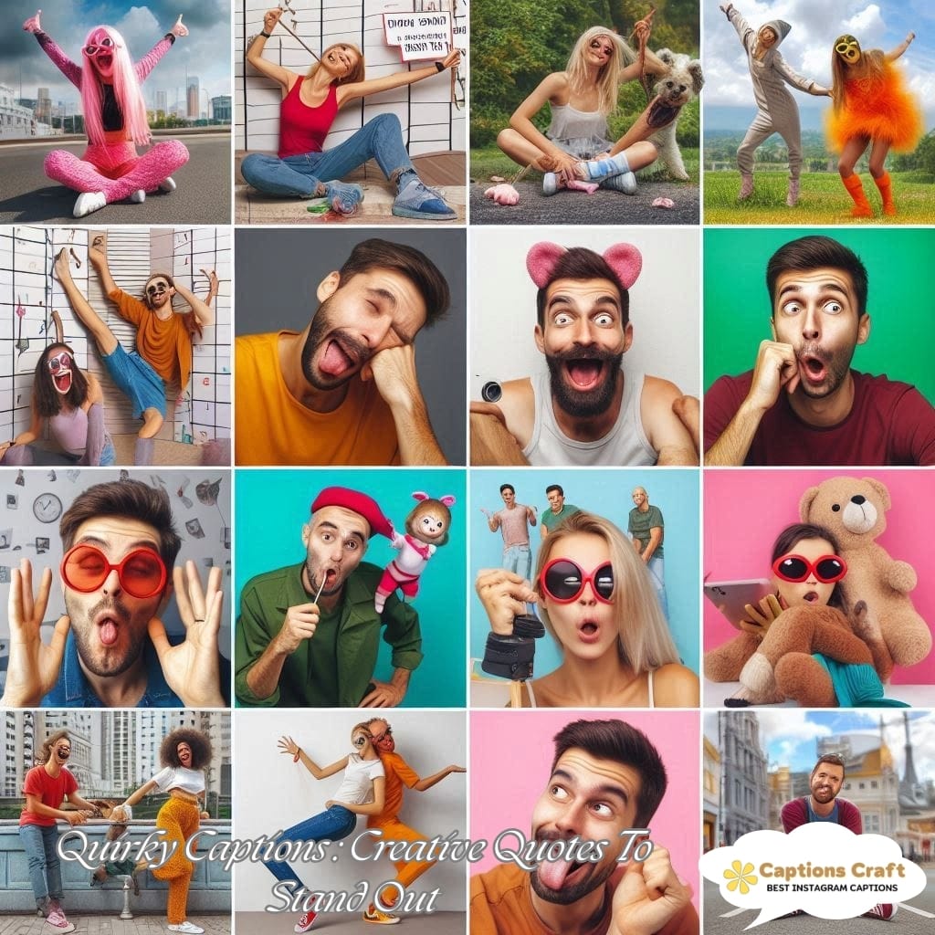 Quirky Captions Creative Quotes To Stand Out