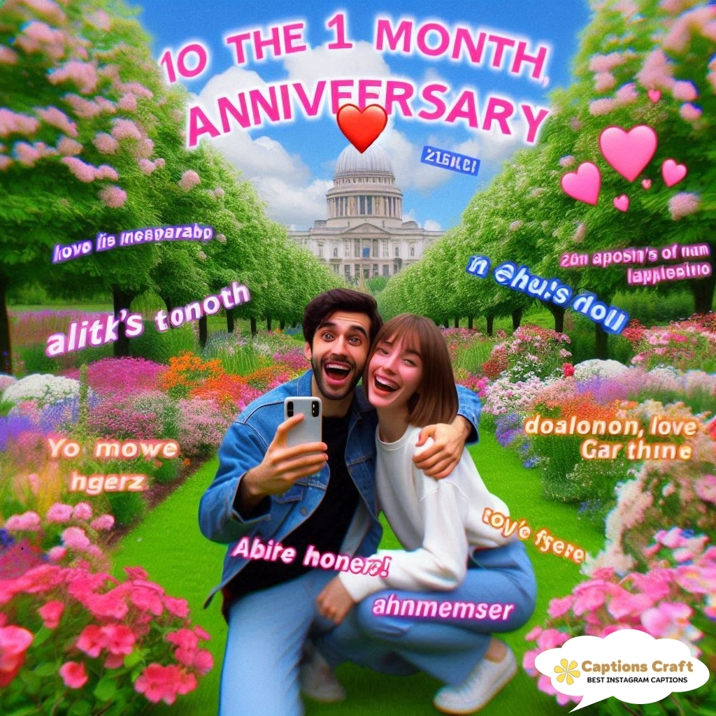 127+ Romantic 1 Month Anniversary Captions For Instagram and Quotes To Mark Us