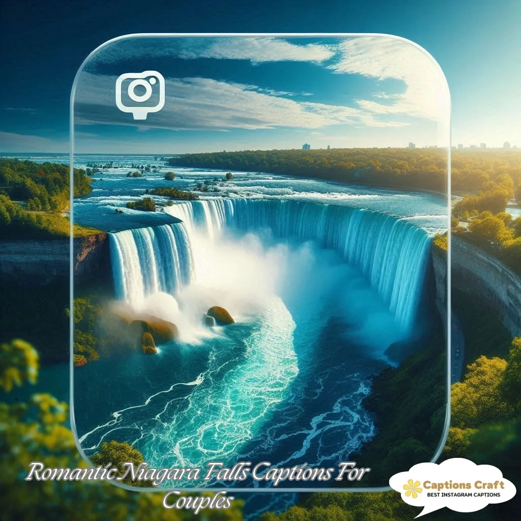 Romantic Niagara Falls Captions For Couples