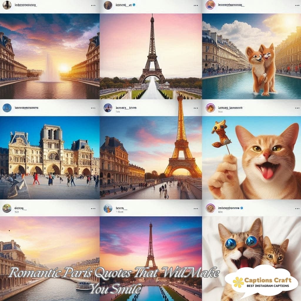 129+ Charming Paris Captions For Instagram and Quotes to Inspire Your Wanderlust
