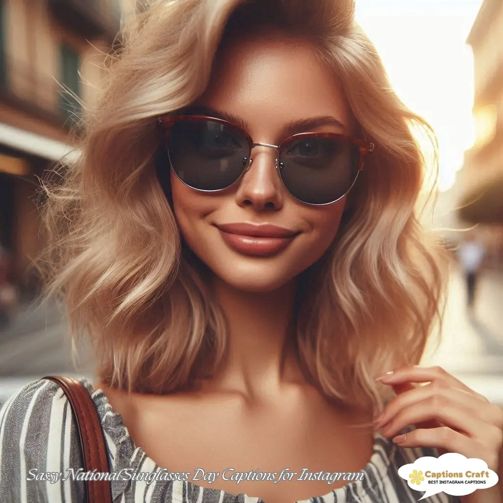 123+ Brilliant National Sunglasses Day Captions and Quotes to Shine Bright