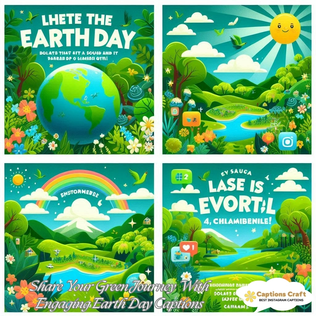 Share Your Green Journey With Engaging Earth Day Captions