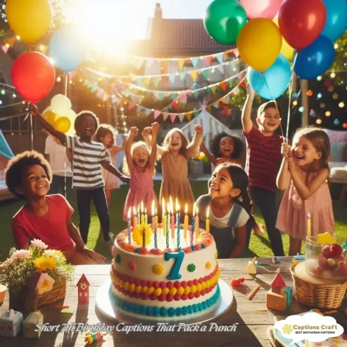 129+ Sweet 7th Birthday Captions For Instagram and quotes Full Of Fun And Joy