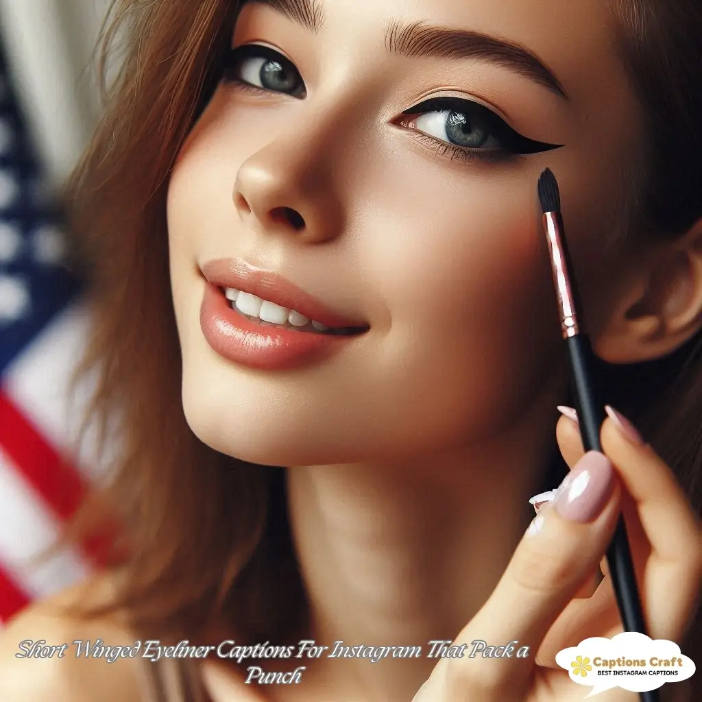125+ Essential Winged Eyeliner Captions For Instagram That Inspire Confidence Quotes