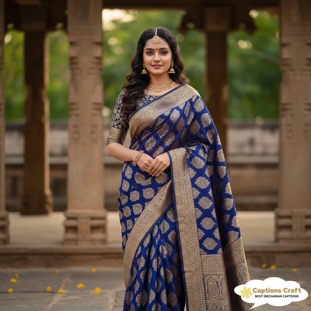 Short Yet Sweet Saree Captions For Instagram to Grab Attention
