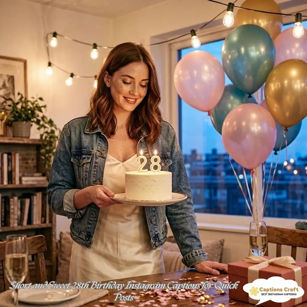 145+ Best 28th Birthday Captions for Instagram Your Special Day