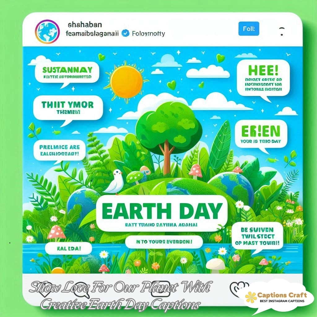 Show Love For Our Planet With Creative Earth Day Captions