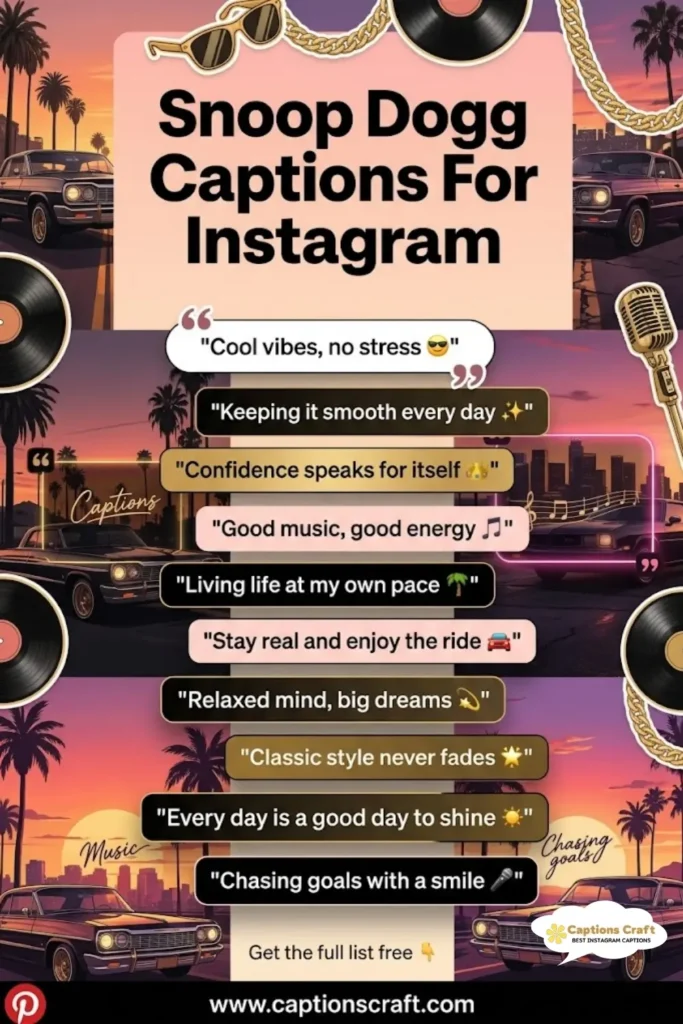 129+ Groovy Vibes with Snoop Dogg Captions For Instagram and Quotes