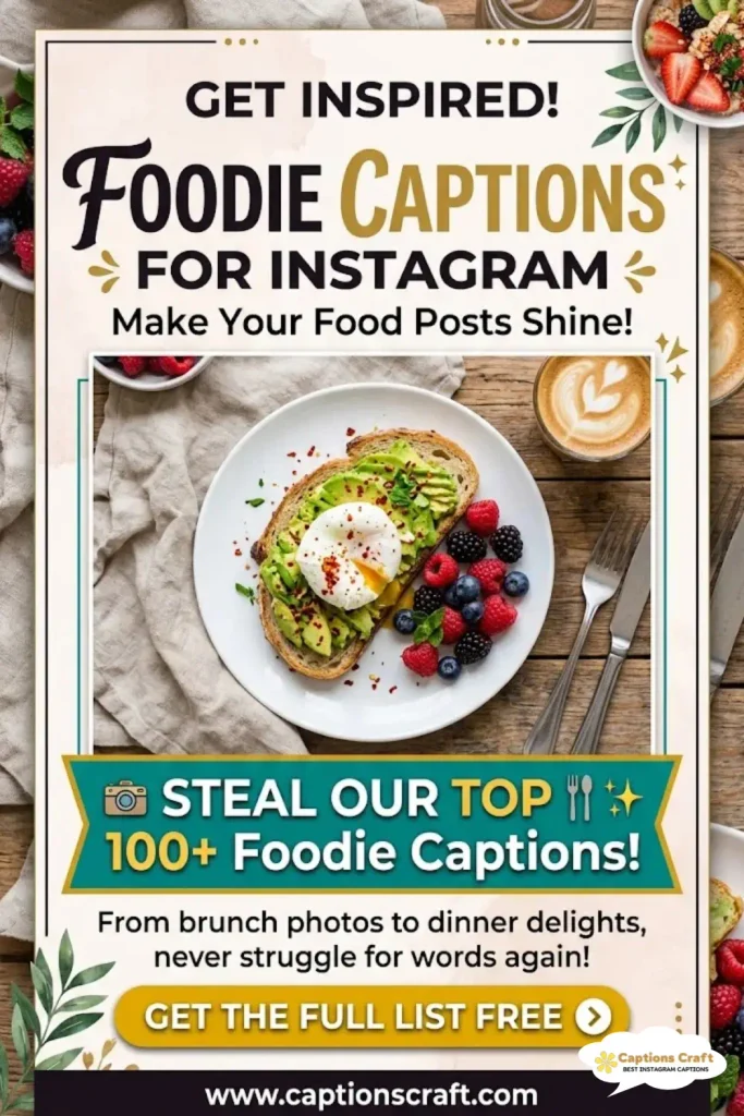 137+ Deliciously Fun Foodie Captions For Instagram That Will Tempt You