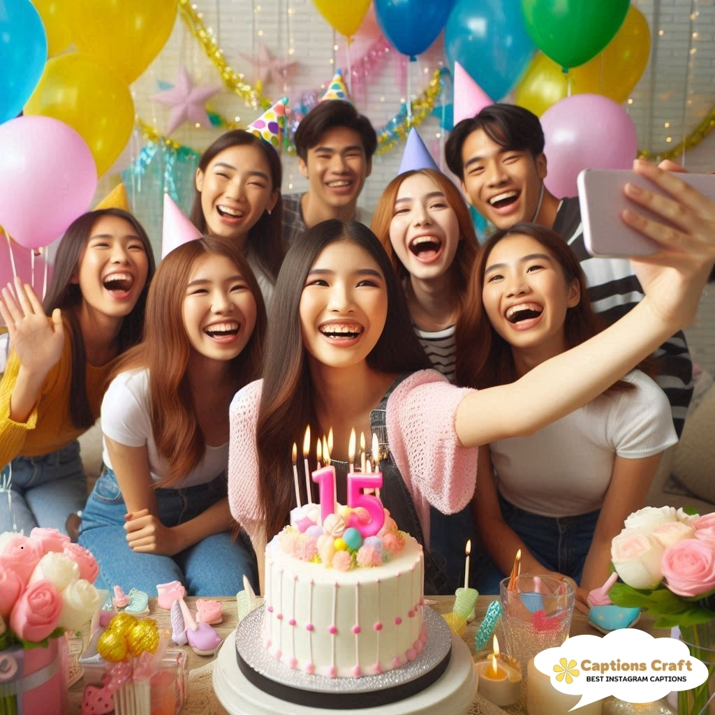 147+ Cute 15th Birthday Captions For Instagram & Quotes For A Big Day Feel