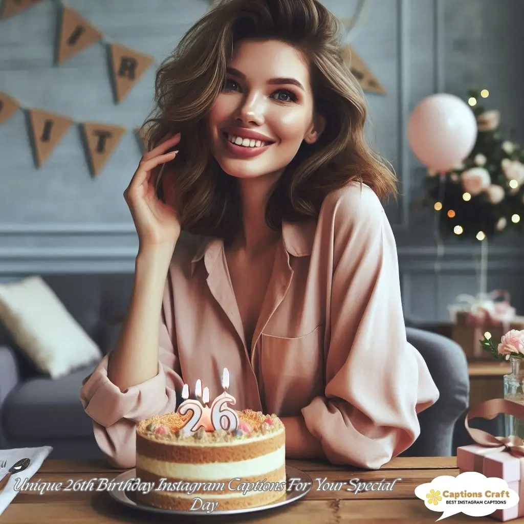 Celebrate Your 26th Birthday Captions For Instagram and Quotes with 127+ Unforgettable Moments