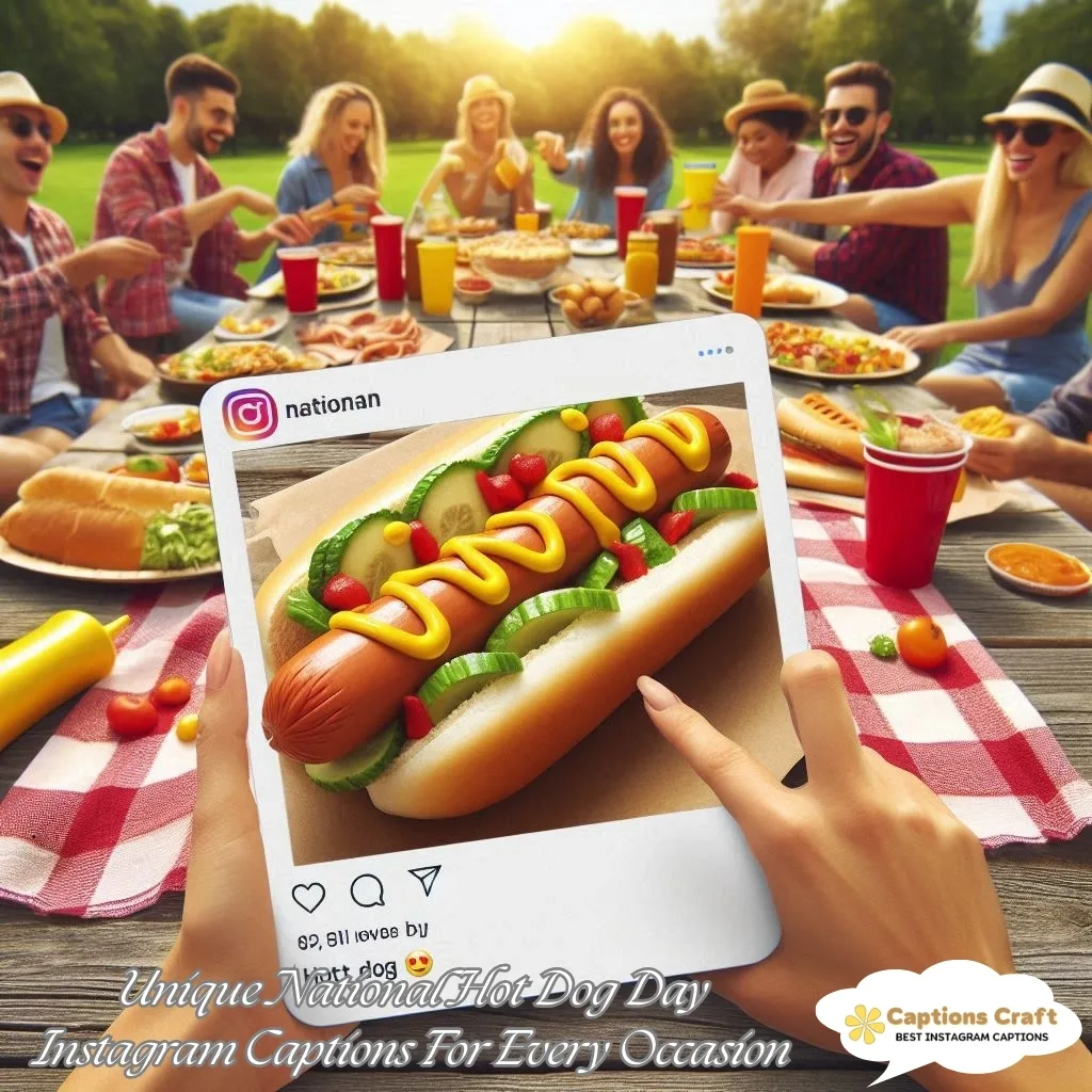 125+ Sizzling National Hot Dog Day Captions and Quotes to Celebrate the Fun