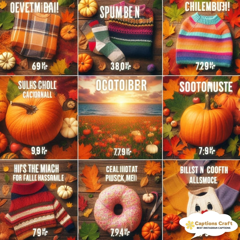 Unique October Instagram Captions For Your Autumn Adventures