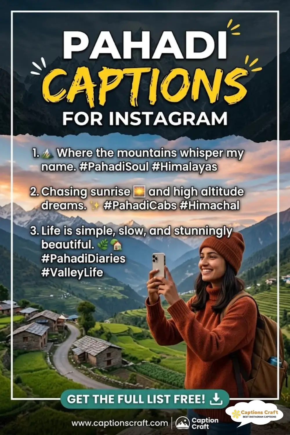 145+ Pahadi Captions For Instagram to Enhance Your Posts