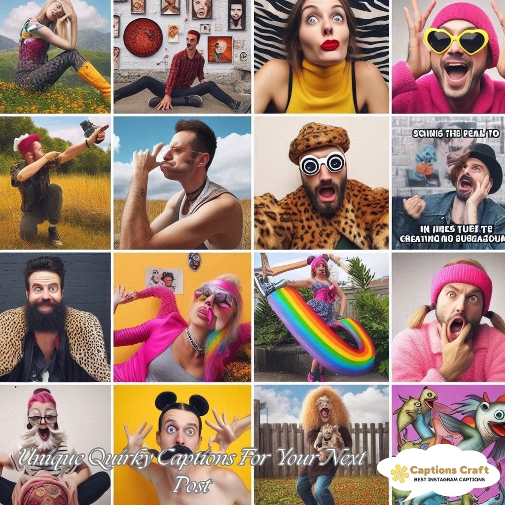 Unique Quirky Captions For Your Next Post