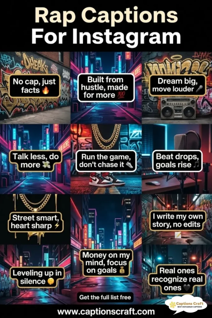127+ Dynamic Rap Captions For Instagram That Speak Volumes and Inspire Quotes