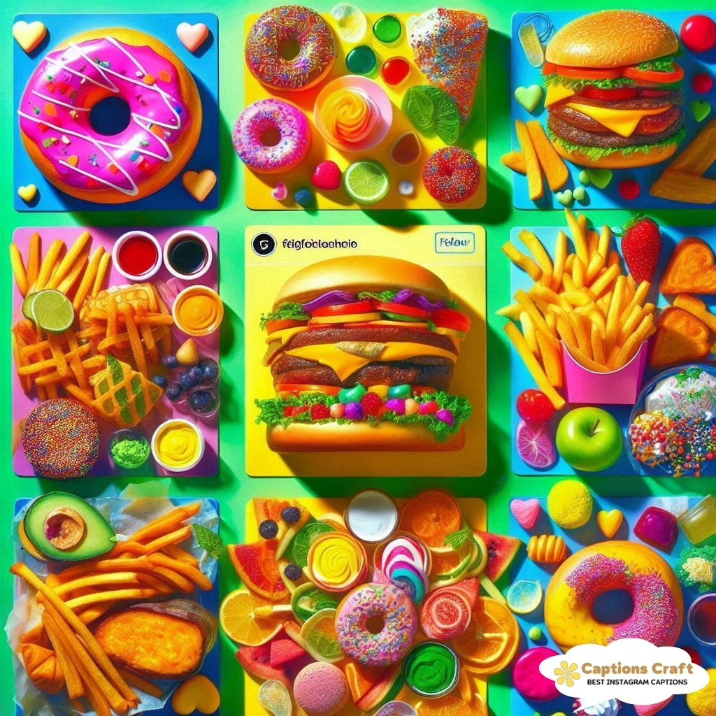 Whimsical Junk Food Day Captions For Instagram Stories