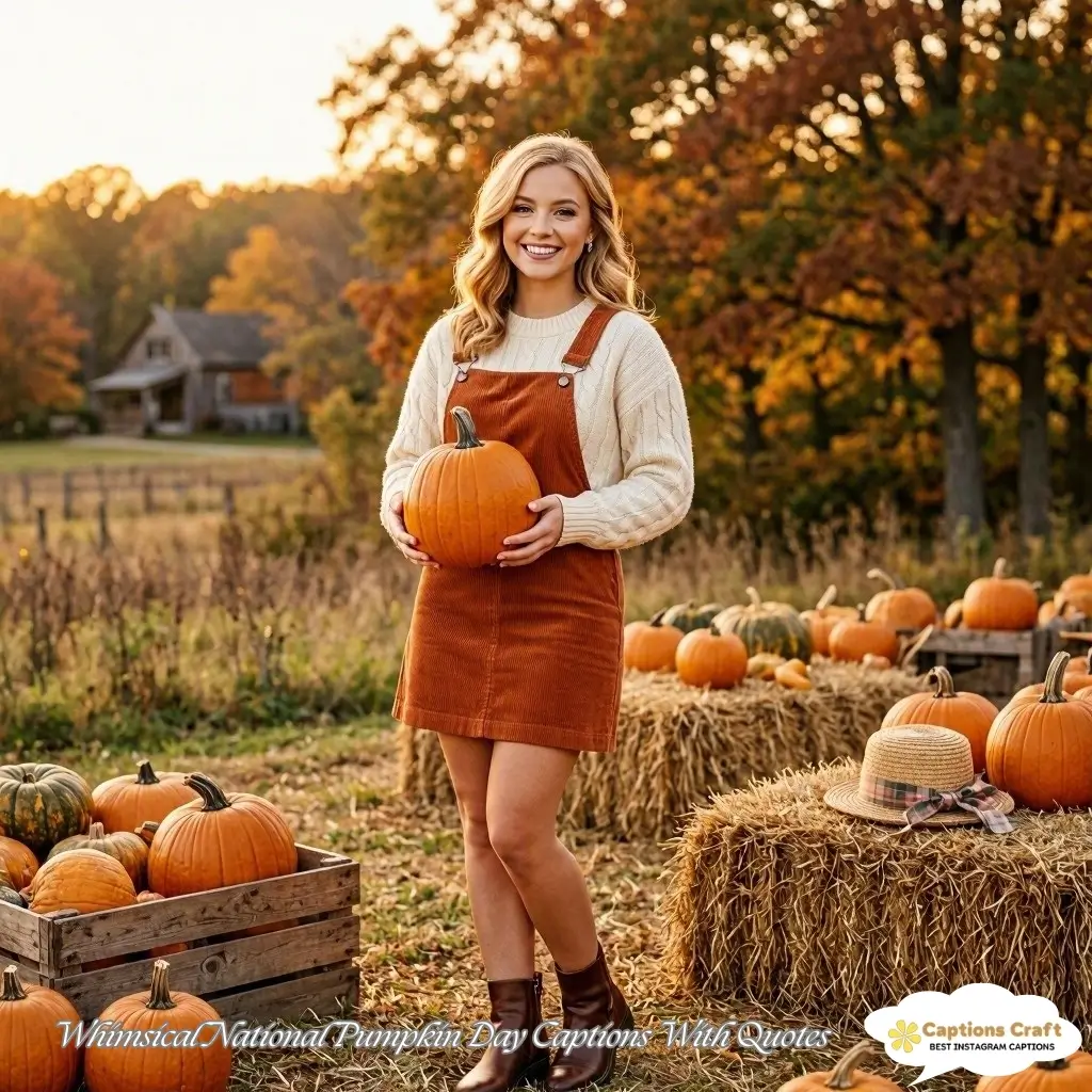 137+ Magical National Pumpkin Day Captions and Quotes for Fall Fun
