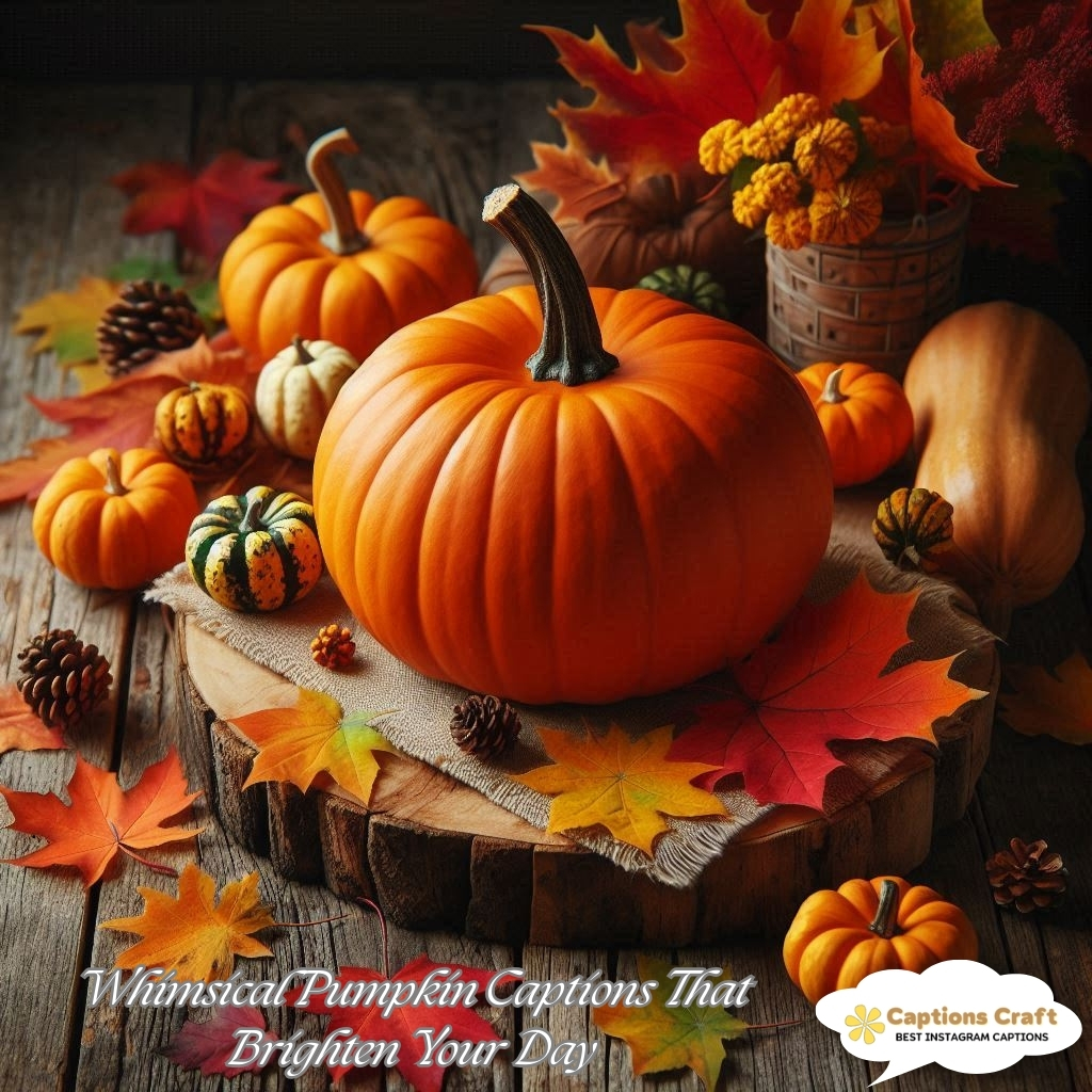 Whimsical Pumpkin Captions That Brighten Your Day