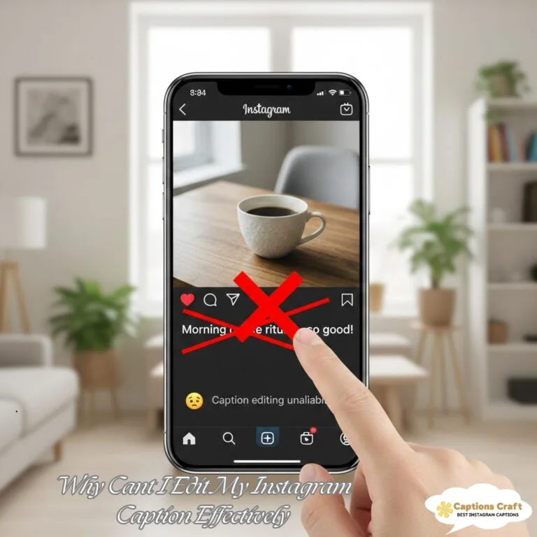 Why Cant I Edit My Instagram Caption Effectively?