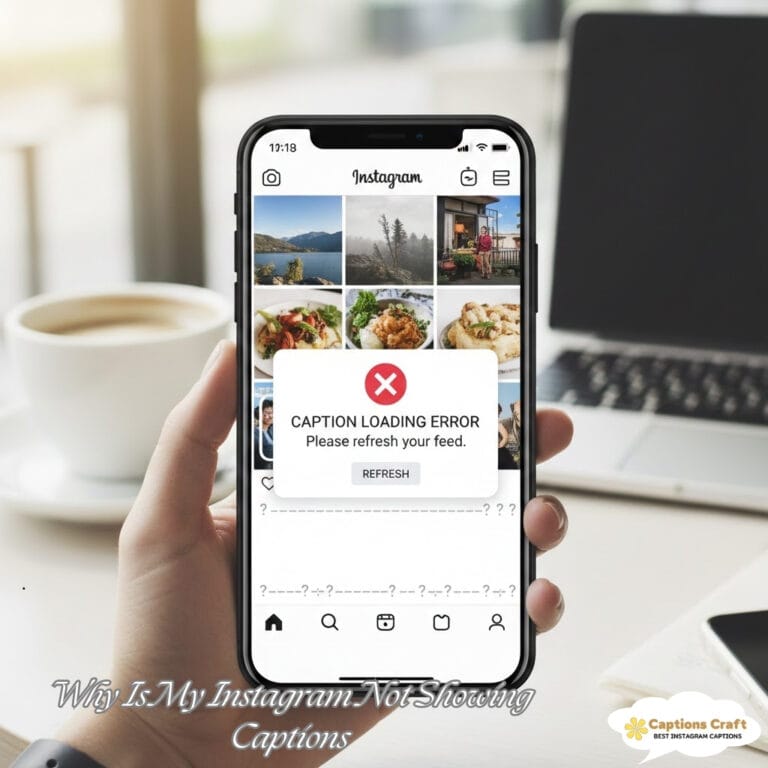 A hand holding a smartphone displaying an Instagram error message.